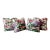 Silk Brocade Floral Throw Pillow Set – 4 Piece For Sale