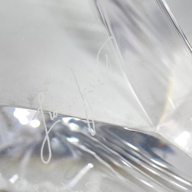 Metal Lion in Frost Lucite "Tri-Odyessy" Coffee Table For Sale - Image 7 of 9