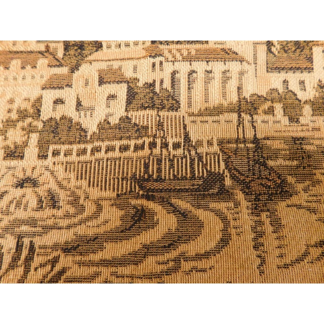 Vintage Wall Hanging Tapestry Panel. 18"x 19" For Sale In Los Angeles - Image 6 of 9