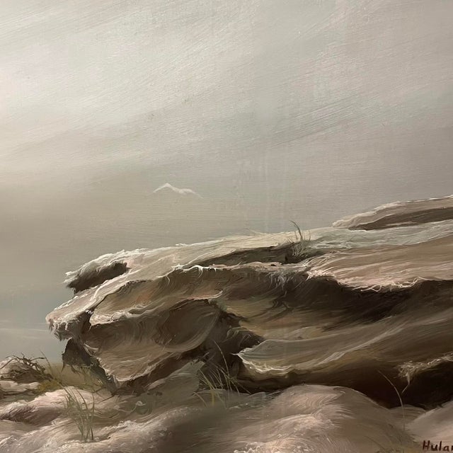 Hulan Fleming “Dawn” 1967 Original Oil Painting For Sale - Image 4 of 11