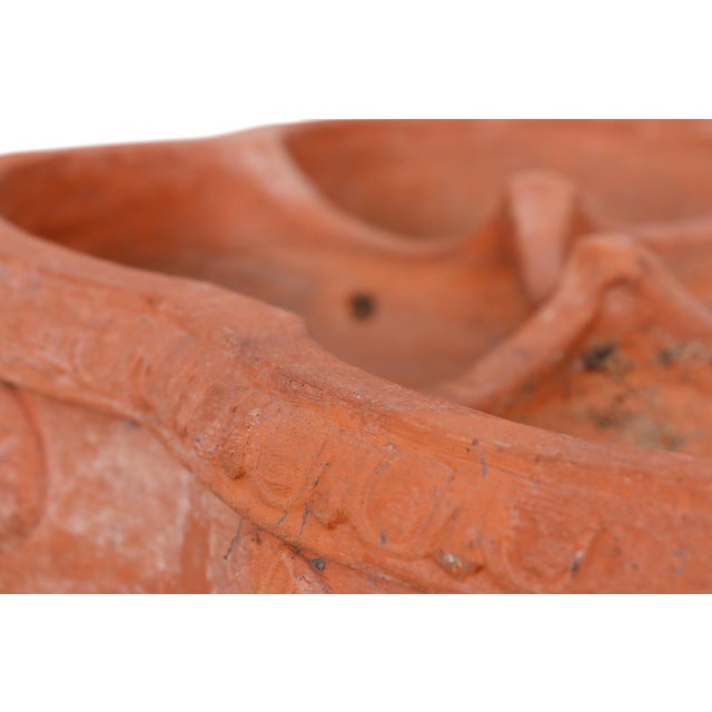 Mid 20th Century Large Italian Terracotta Plant Saucer For Sale - Image 5 of 9