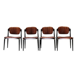 S83 Dining Chairs by Eugenio Gerli for Tecno, Italy, 1960s, Set of 4 For Sale