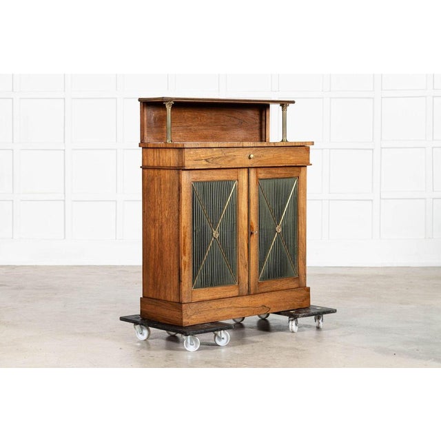 Early 19th Century English Regency Rosewood Chiffonier, 1800s For Sale - Image 5 of 16