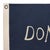 This decorative flag is made from 100% cotton canvas in navy blue and off-white. Printed on front side only and finished...
