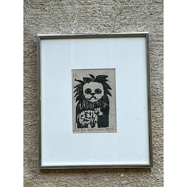 Black Suzanne Taggart Artist's Proof in Metal Frame For Sale - Image 8 of 15