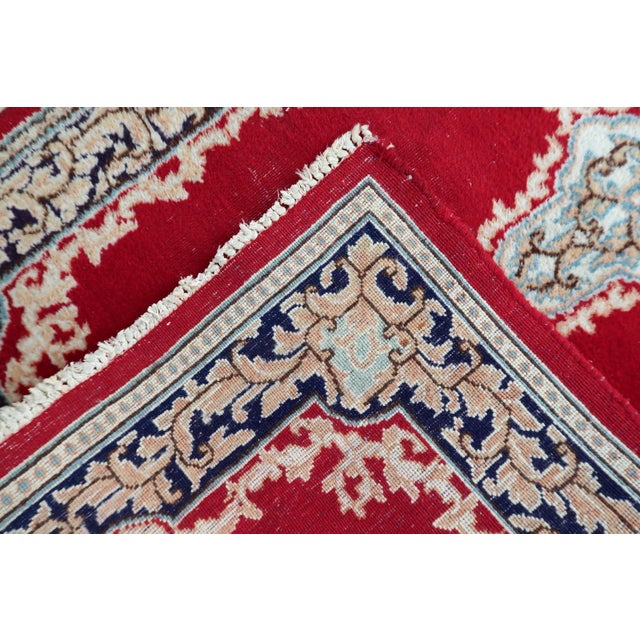 1950s, Vintage 1950s Persian Kerman Rug 2' X 4' For Sale - Image 4 of 11