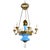 Italian Turquoise and Gold Chandelier, 1800s For Sale - Image 11 of 11