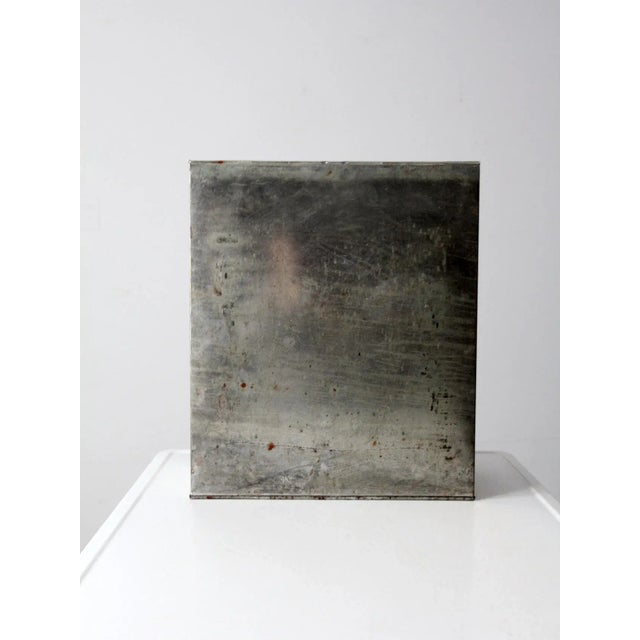 Mid 20th Century Vintage Metal Bread Box For Sale - Image 5 of 11