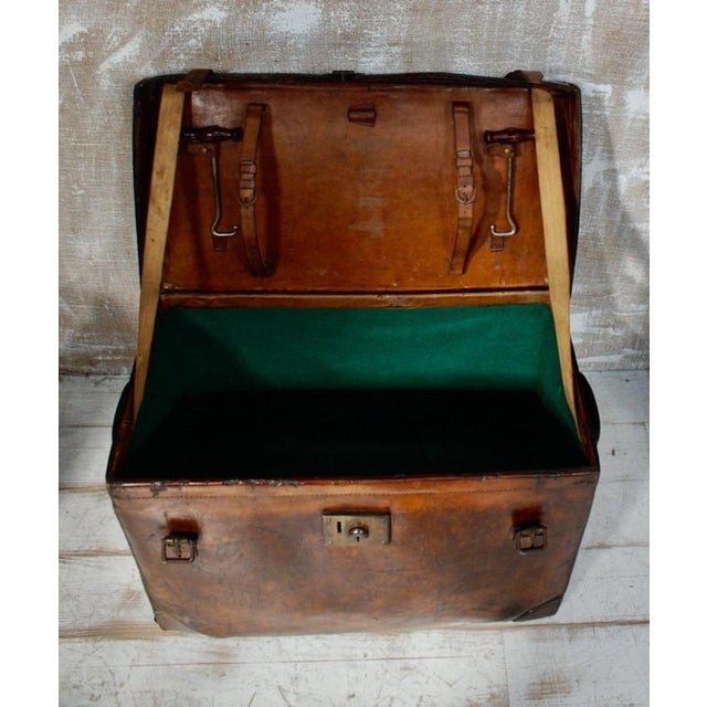 Victorian Leather Boot Trunk from Peal & Co London, 1880 For Sale - Image 11 of 13