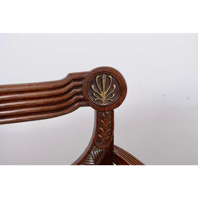 Set of Ten 19th Century Regency Mahogany Dining Chairs For Sale - Image 4 of 7