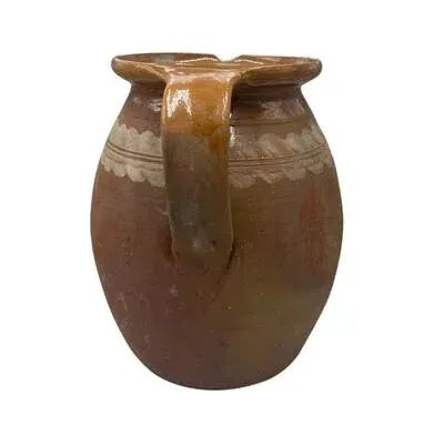 Antique Hungarian Folk Art Pottery For Sale - Image 4 of 5