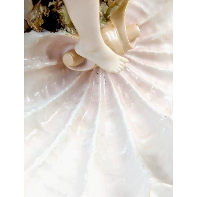 Large Art Nouveau Porcelain Centrepiece from Royal Dux, 1900 For Sale - Image 14 of 17