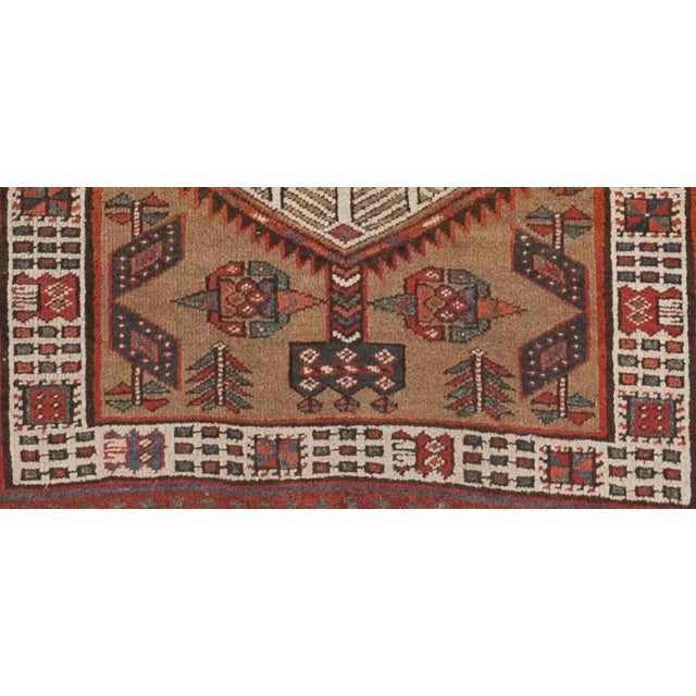 Traditional Vintage Hand Knotted Persian Runner Rug. 3'1"x 6'8" For Sale - Image 3 of 7