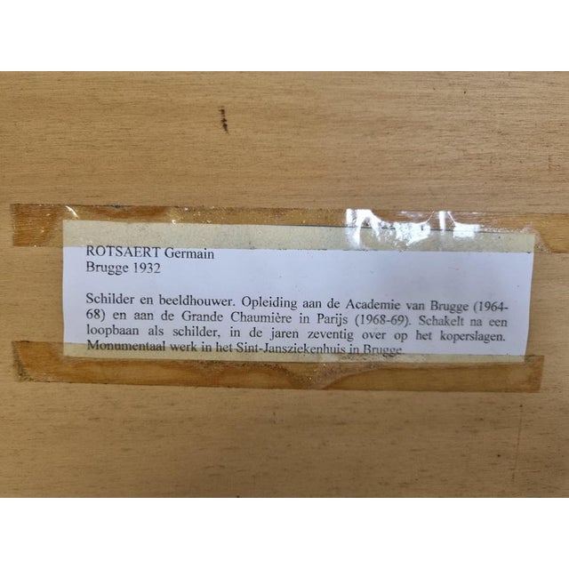 1960s Germain Rotsaert, Painting, 1960s, Copper For Sale - Image 5 of 10