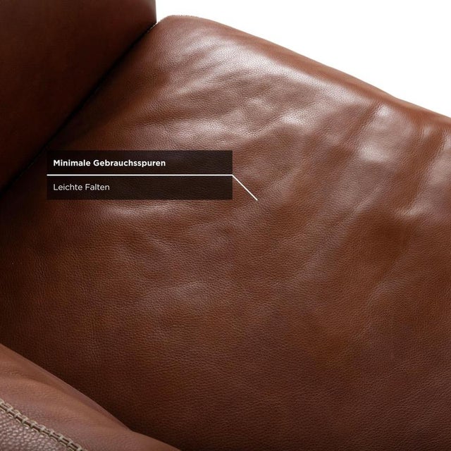 Animal Skin Three-Seater Leather Sofa from Machalke Valentino For Sale - Image 7 of 13