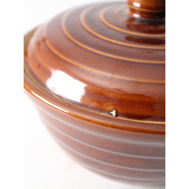 Mid 20th Century Antique Monmouth Western Stoneware Casserole Dish For Sale - Image 5 of 11