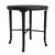 Brown Jordan Calcutta 20" Round Cast Top Occasional Table in Black Jade For Sale