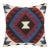 Tribal Turkish Rosette Hand Woven Kilim Throw Pillow For Sale