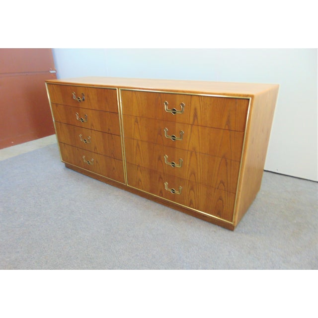Founders Mid Century Modern Oak Campaign Style Dresser Chairish