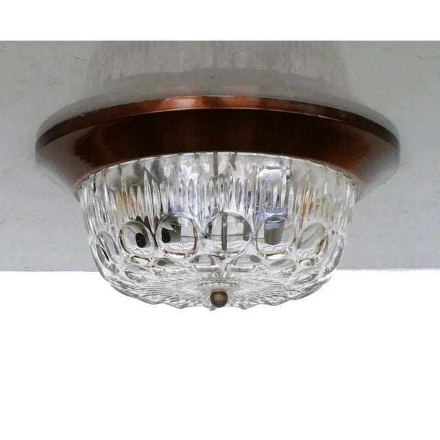 Mid-Century Italian Flush Mounts, 1950s, Set of 2 For Sale - Image 11 of 11