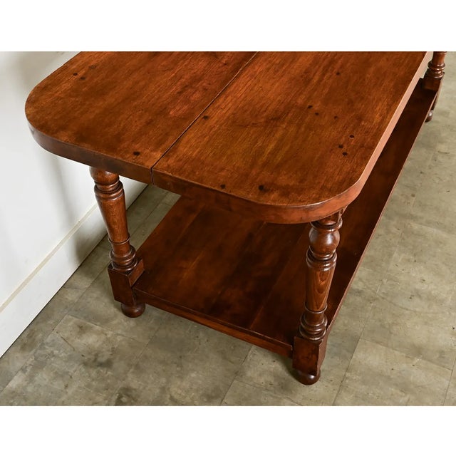 French 19th Century Oak Kitchen Island Work Table For Sale In Baton Rouge - Image 6 of 12