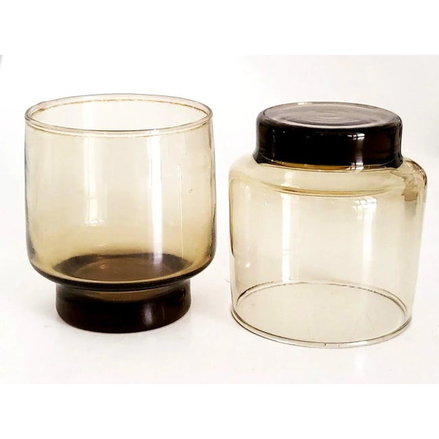 Libbey Glass Co. 1970s Libbey Glass Tawny Accent Old Fashioned Lowball Tumblers, Set of 8 For Sale - Image 4 of 8