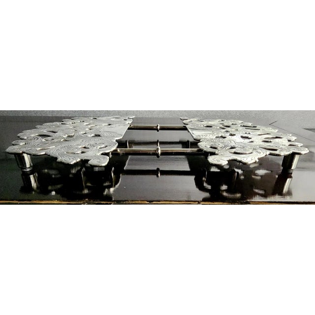 The Sheffield Silver Co. Vintage Fine Silver Plate Trivet For Sale - Image 9 of 13