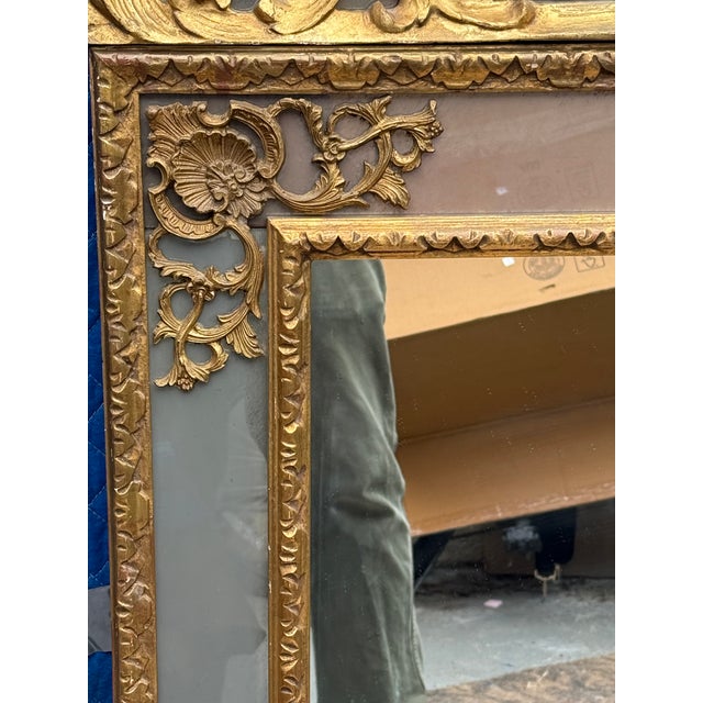 1940s Italian Regence Style Mirror For Sale In San Diego - Image 6 of 9