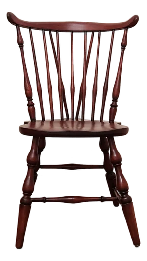 Vintage Maple Brace Back Windsor Chair; Newly Refinished