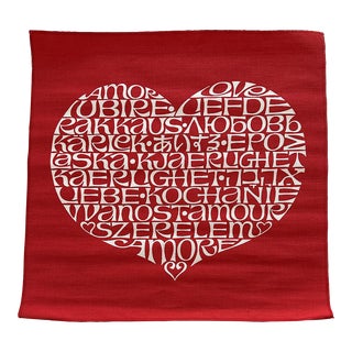 Herman Miller Alexander Girard Heart Textile For Sale