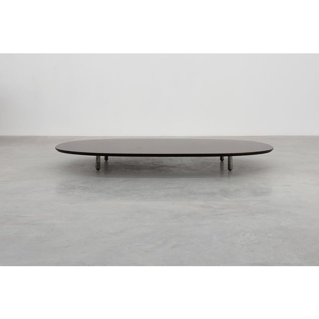 Minimalist Walnut Coffee Table from Cappellini, Italy, 1990s For Sale - Image 4 of 12