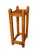 Campaign Early 20th Century Arts and Crafts Mission Stickley Style Oak Wood Umbrella Stand For Sale - Image 3 of 17