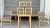 1970s McGuire Bamboo and Rattan Flip-Top Games Table With Extension Leaves and Four Dining Chairs For Sale In Denver - Image 6 of 12