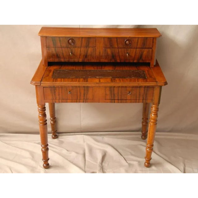 French Desk with Castle, 1860 For Sale - Image 5 of 12