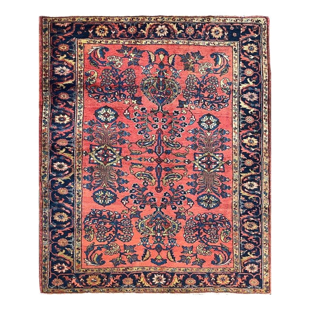 Antique Persian Lilihan Rug For Sale