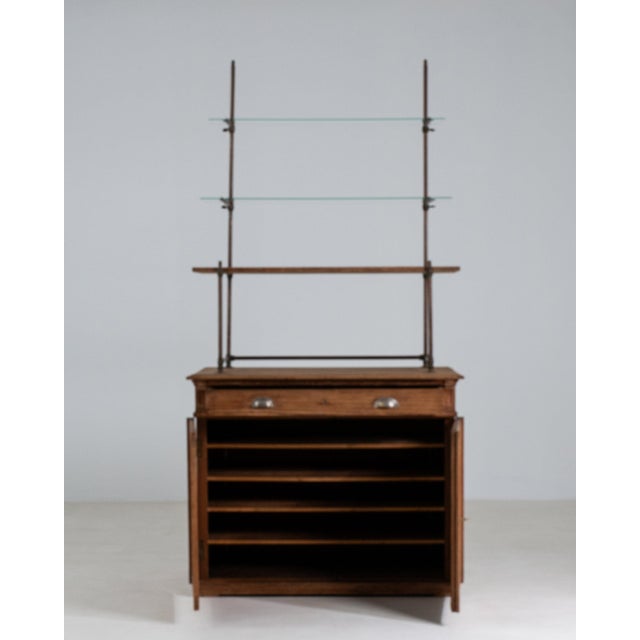 19th Century France Brown Wood Storage Cabinets & Cupboards For Sale - Image 4 of 11