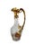 Antique Art Nouveau Belle Epoque Jug in Gilt Metal Ormolu and Hand-Engraved Glass, 1900s For Sale - Image 3 of 18