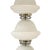 1950s Murano Glass Table Lamp with Grey Velvet Shade, Italy, 1950s For Sale - Image 5 of 7