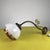 Vintage Wall Light in Opaline Glass For Sale - Image 9 of 9