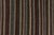 1950s Vintage Mid-Century Kilim Beige-Brown Red and Blue Striped Pattern For Sale In New York - Image 6 of 7