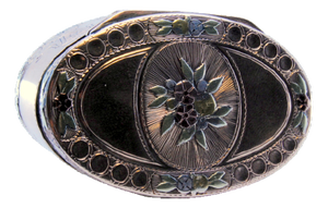Two-Tone Gold Snuff Box with Bows