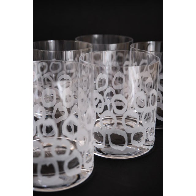 1990s Glasses by Mariana Isra for Ribes the Art of Glass, 1990s, Set of 6 For Sale - Image 5 of 18