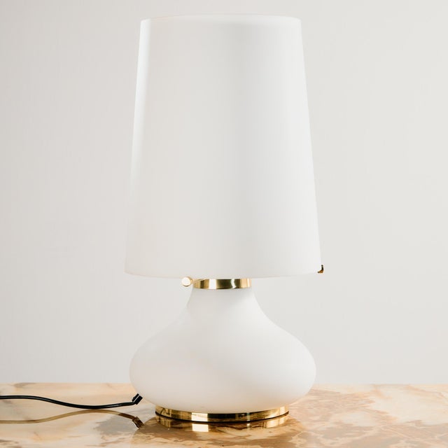 Glass Table Lamp by Glashütte Limburg, 1960s For Sale - Image 16 of 16