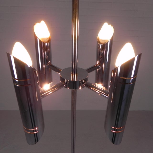 Vintage Space Age Chrome Floor Lamp, 1960s For Sale - Image 15 of 18