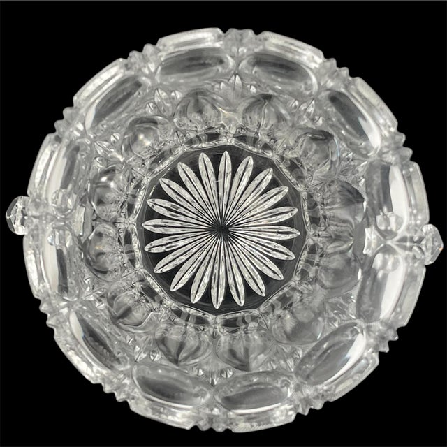 Mid-Century Modern 1960s Beyer Cut Crystal Glass Ice Bucket. Germany For Sale - Image 3 of 10