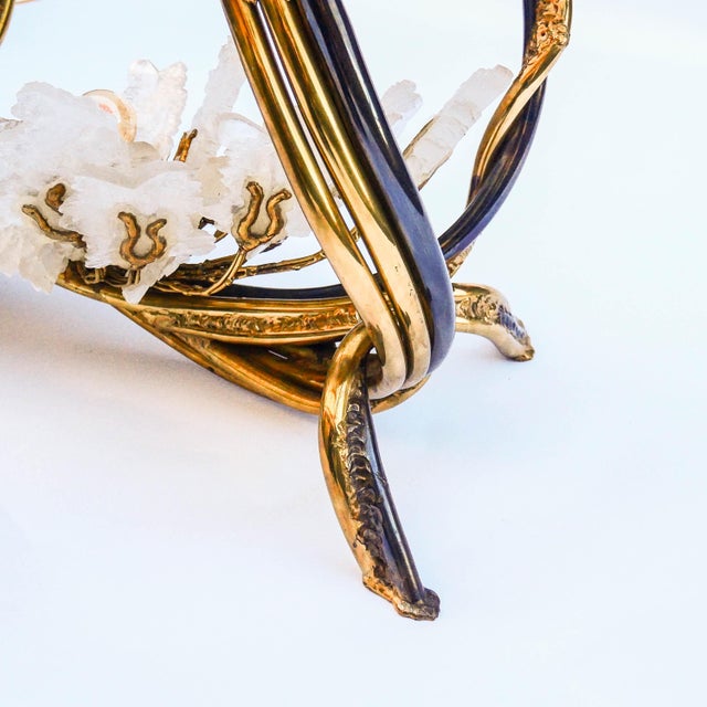 Bouquet de Gypse Coffee Table by Richard Faure, Paris, France, 1980 For Sale - Image 3 of 11