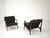 Mid-Century Modern Wood and Fabric Lounge Chairs, 1960, Set of 2 For Sale - Image 12 of 18