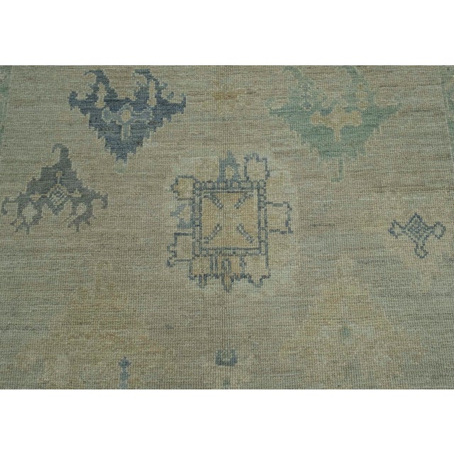 Turkish Oushak Rug 6' x 9'5" #18625 For Sale In Houston - Image 6 of 8