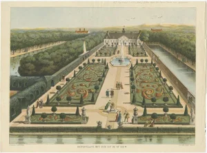 Estate with Garden, 1900s, Paper