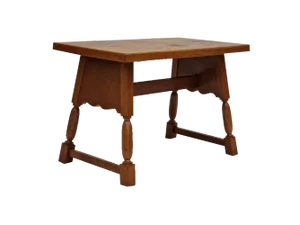 Danish Oak Wood Coffee Table, 1950s